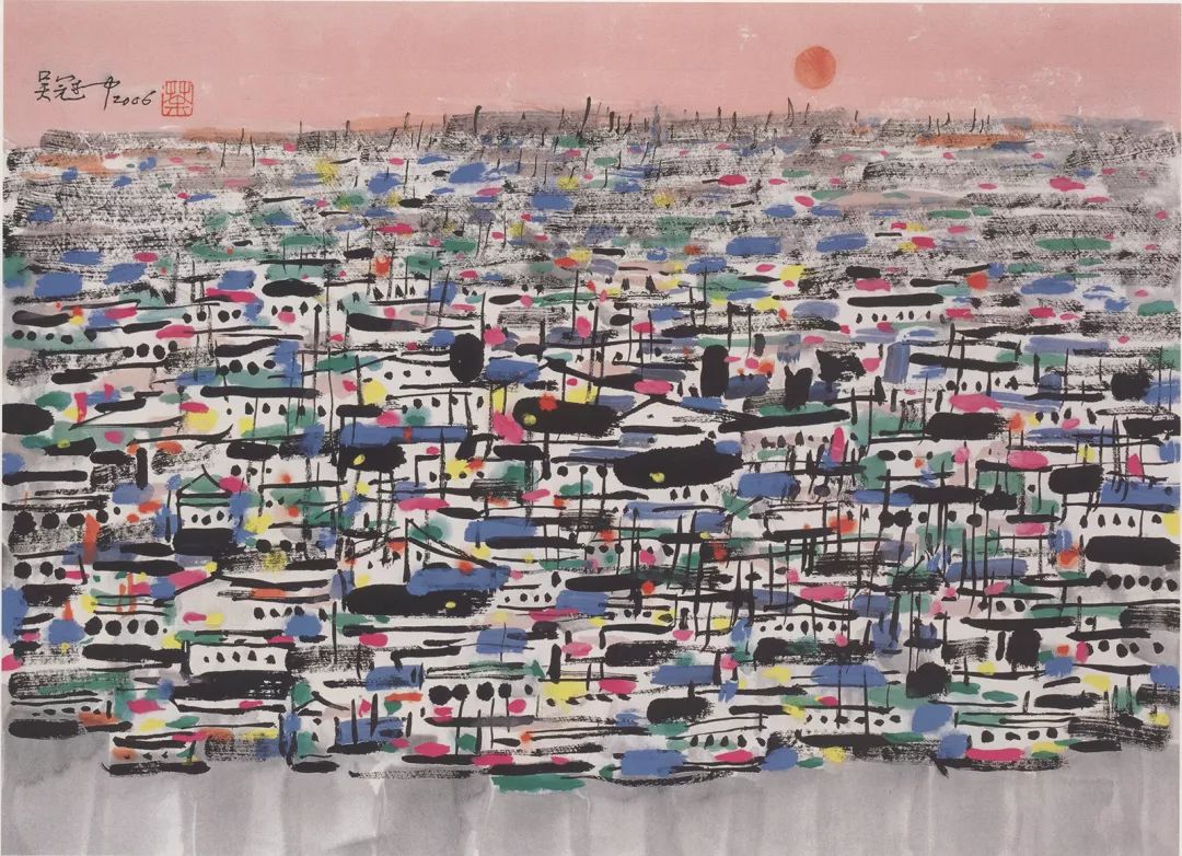 清华发布│吴冠中66件(本)绘画艺术作品捐赠清华 吴冠中艺术研究基金