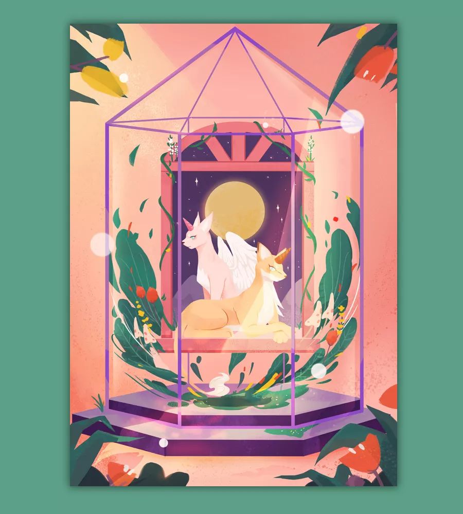 夏日好梦单元展玻璃罩里的奇境森林