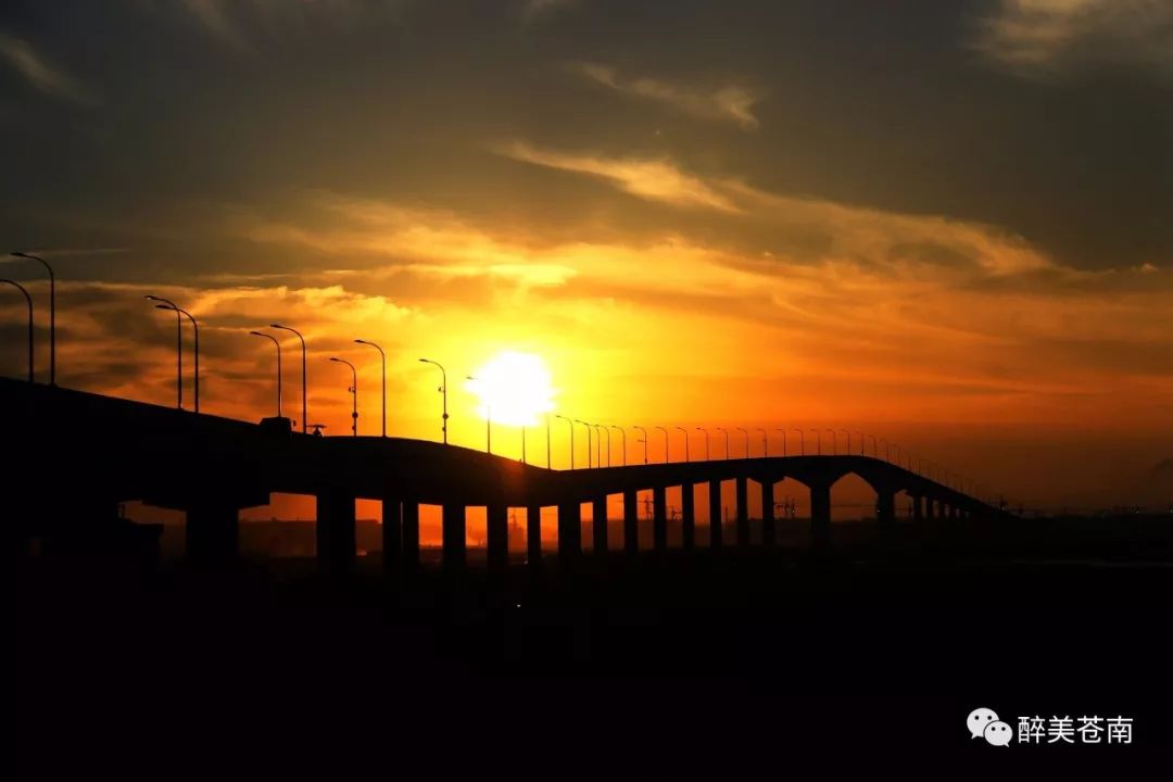 巴曹大桥日落