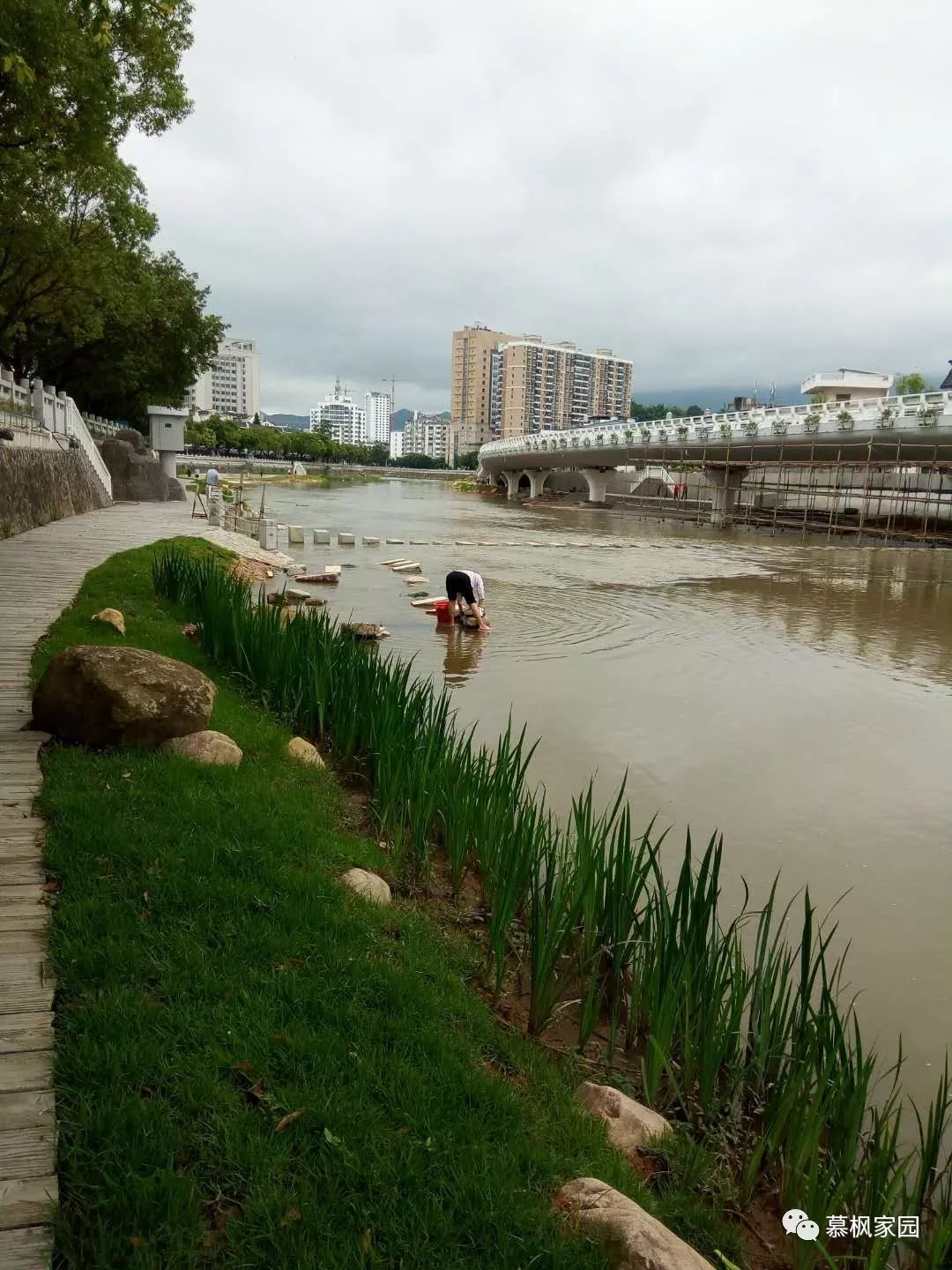 平川河畔風習習