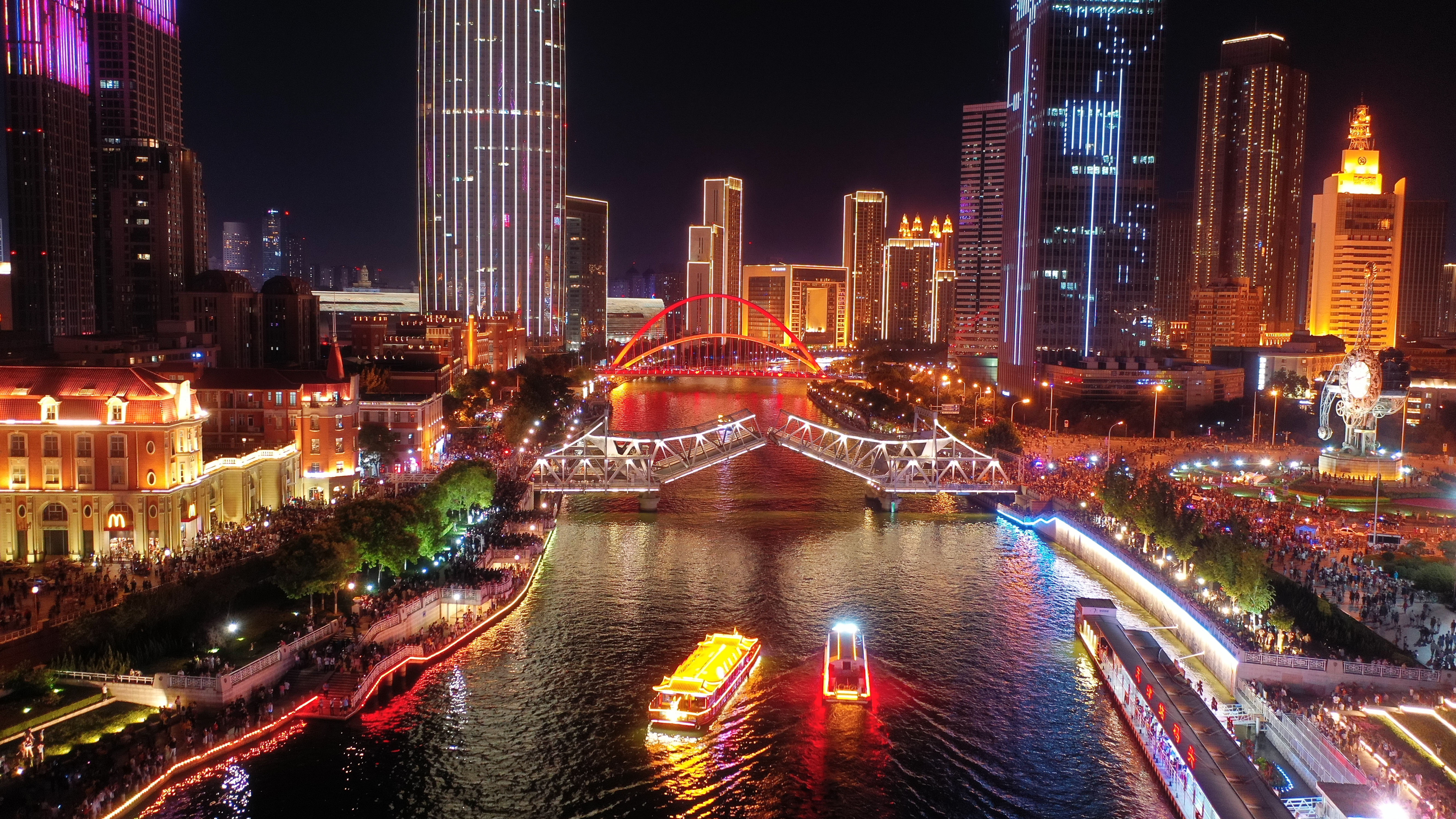 天津自驾夜景图片