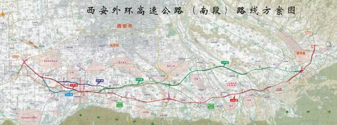 西安五环路建设规划图图片