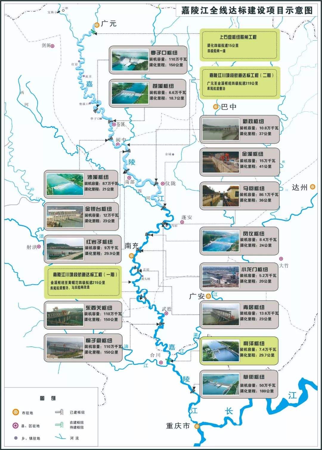 嘉陵江水系图高清全图图片