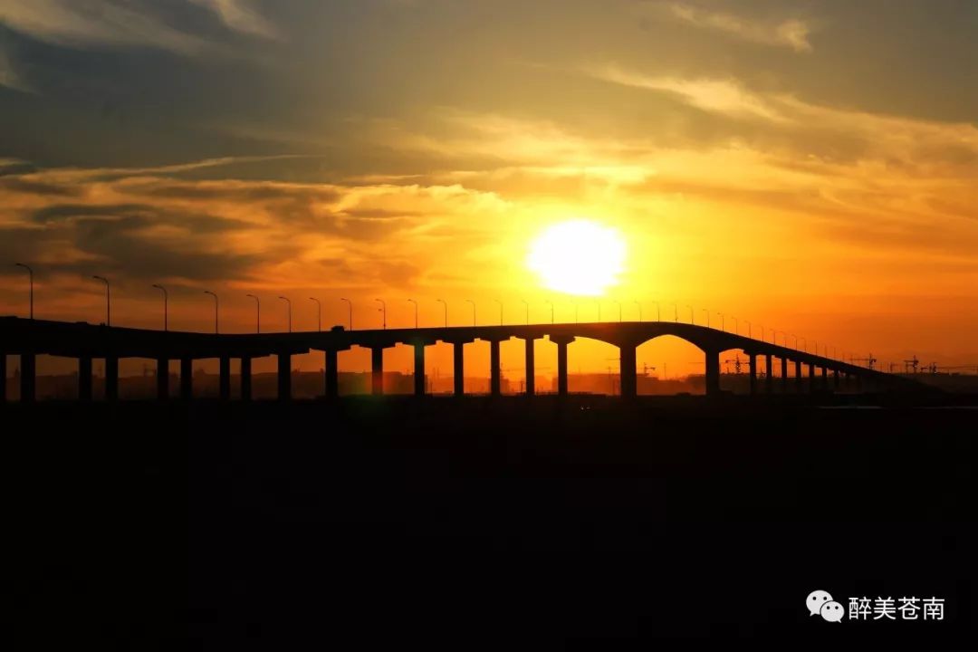 巴曹大桥日落