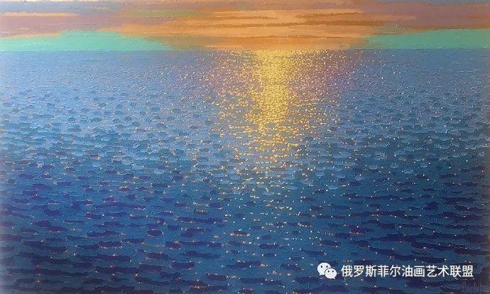 油画欣赏这个大海真漂亮有一种莫奈的感觉