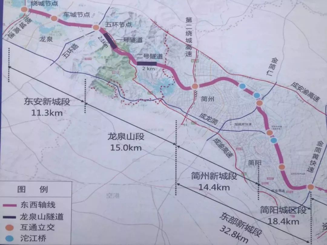 东西城市轴线东段工程开工