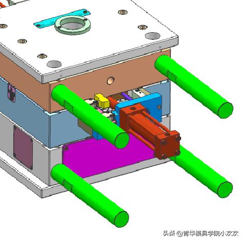 塑胶模具设计之经典油缸抽芯案例剖析