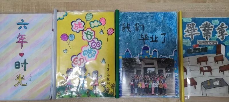 外国语实验小学六年级制作毕业纪念册活动