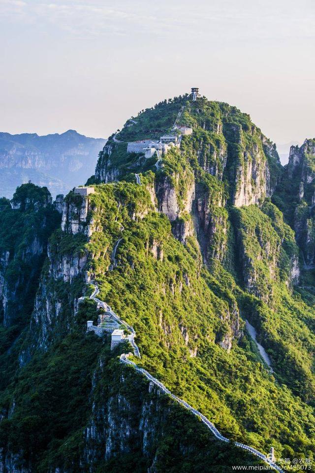 风景独好太行山林州马鞍垴和辉县轿顶山风光