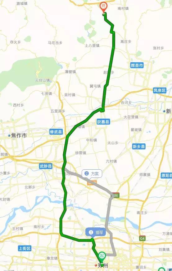 古县341国道线路图图片