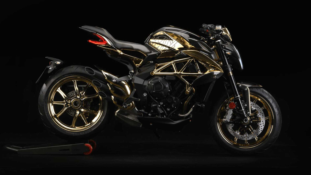 mv奥古斯塔dragster800rc土豪金定制版仅此一辆