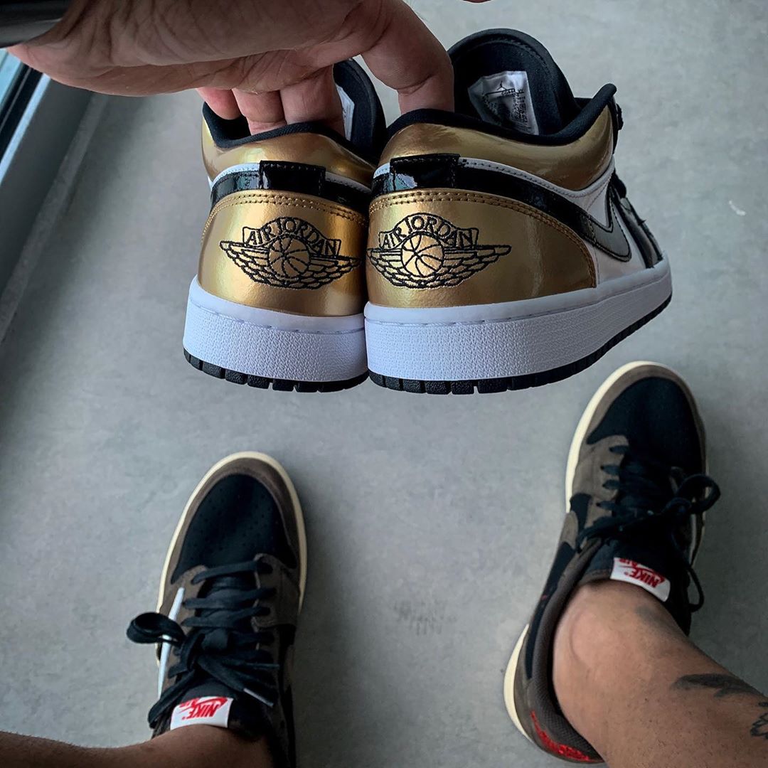 黑金脚趾airjordan1low低帮上脚真假鉴别最新实物图来了