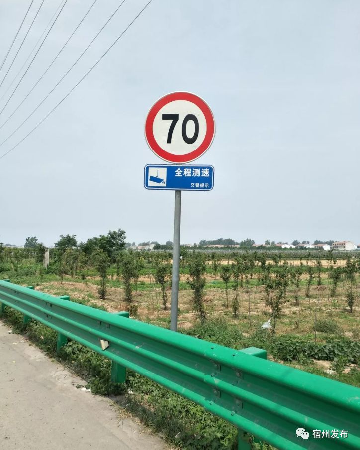 关于调整砀山县310国道东西段限速的公告