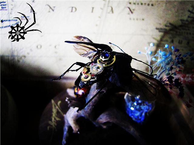 蒸汽朋克宝石琉璃天牛