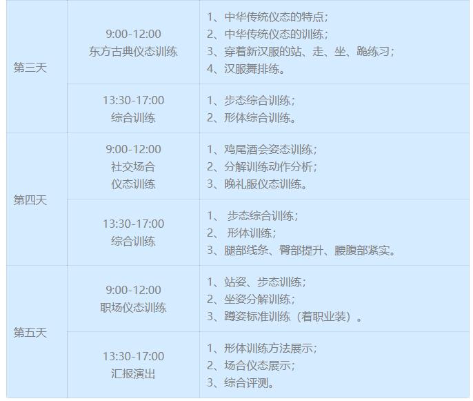 北京风尚圈专业形体仪态训练课程马上截止报名