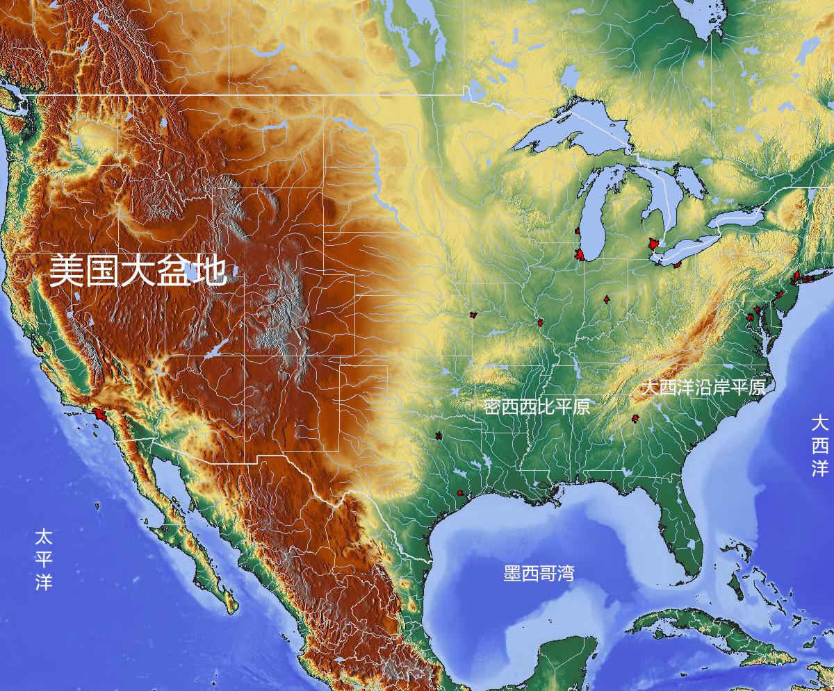 美国大盆地 所在位置面积:52万平方公里所处大洲:北美洲美国大盆地