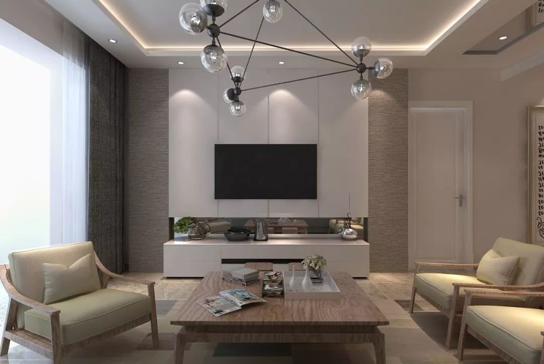 客厅背景墙这样装,既漂亮又上档次!_装修