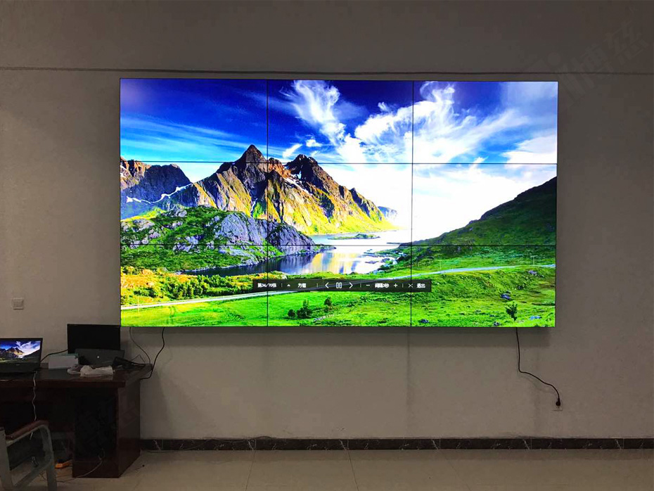 博慈55寸液晶拼接屏入驻新疆维吾尔自治区某售楼处