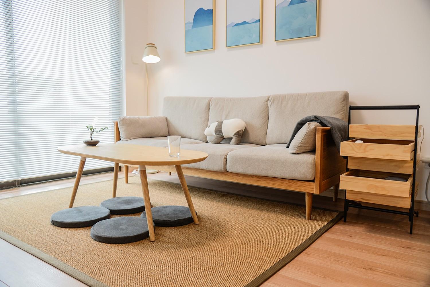 60㎡日式两居室,他把日本藏在了家里,一进门就被迷住了