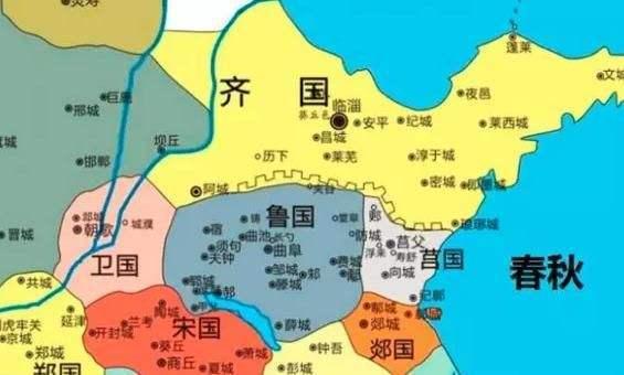 齐国最大疆域地图图片