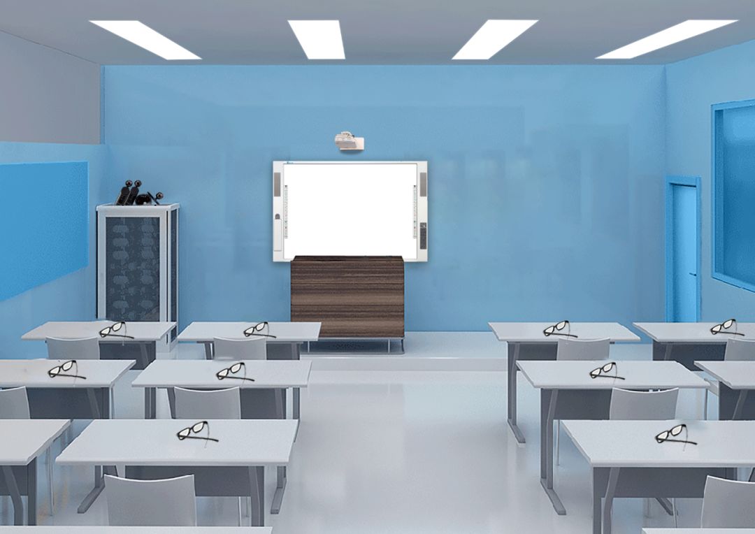 均对虚拟现实交互教学系统做出了明确规定,伟东·v视界教室的虚拟现实