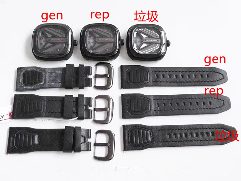 sevenfriday七个星期五m3飞船真假对比区分辨别鉴定