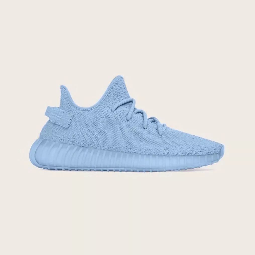 预警:yeezy 350 全新"湖蓝"配色实物曝光,你觉得怎么样?