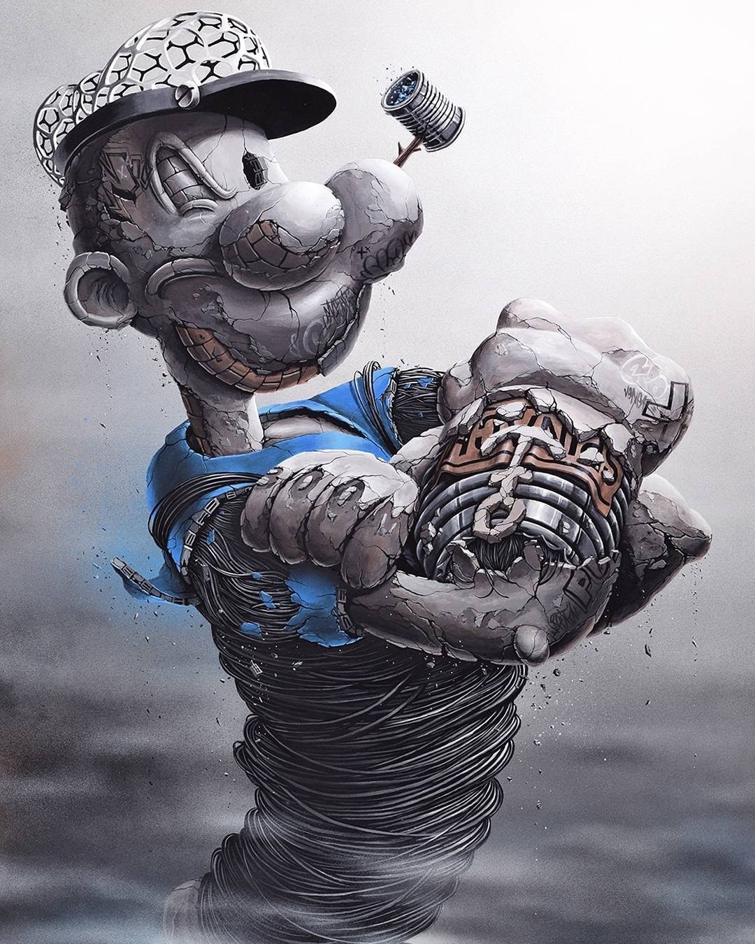 涂鸦插画别让马赛克的色彩限制了你的想象力