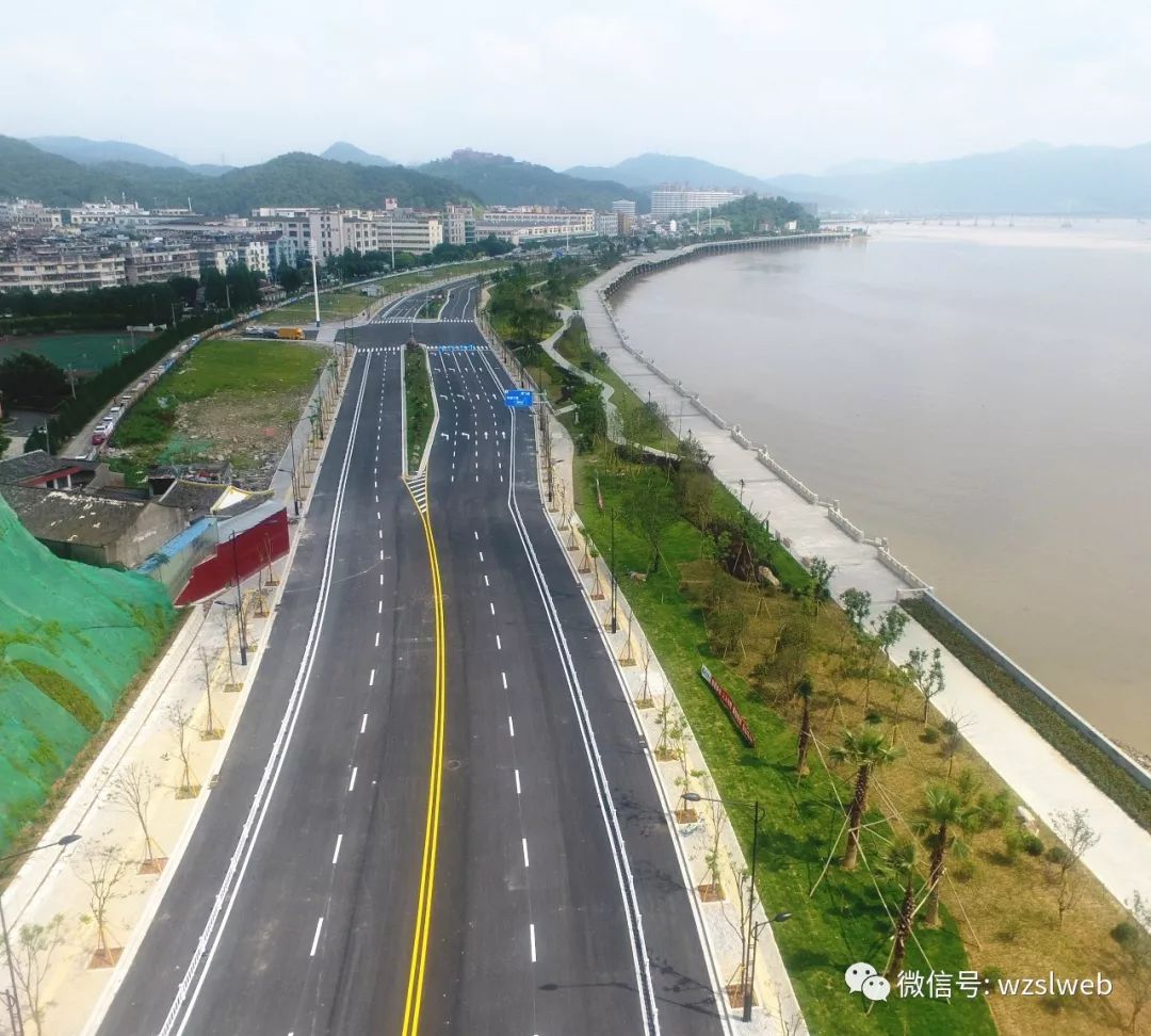 鹿城 这条路揽尽城西沿江美景!瓯江路西延二期通过竣工验收