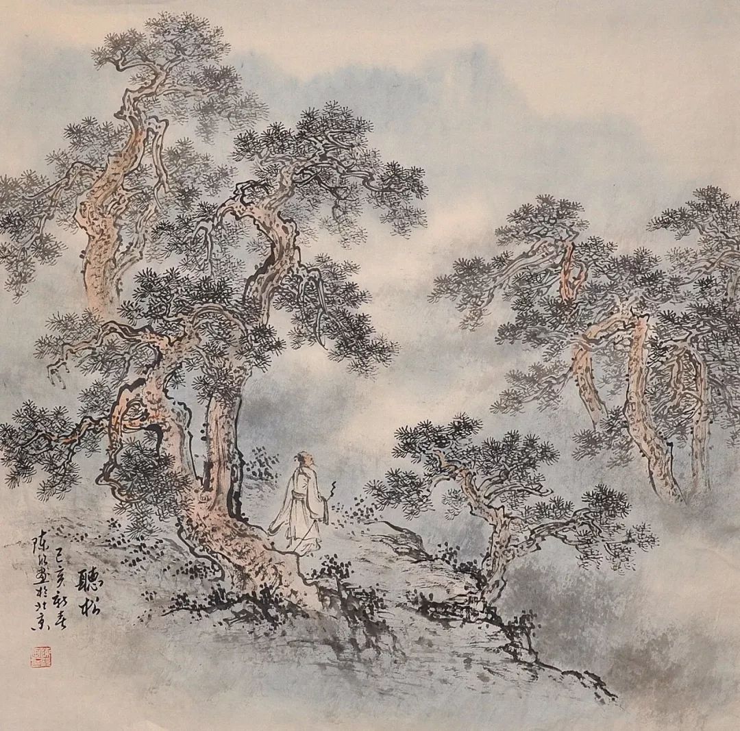 高怀霁月陈欣国画作品赏析