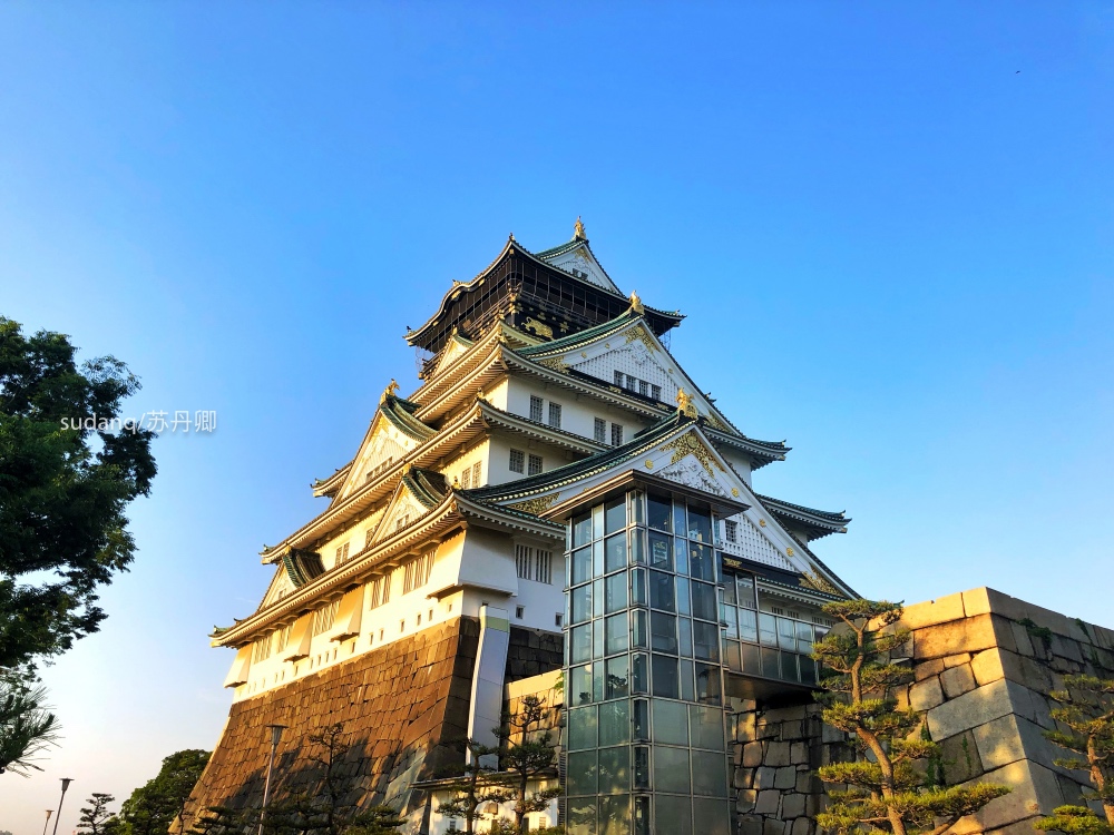 大阪城,日本三大历史名城之一:天守阁,日本重点文化遗产 大阪城,日本三大历史名城之一:天守阁,日本重点文化遗产