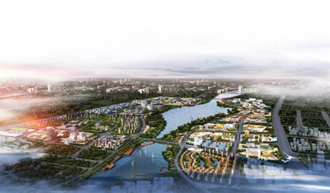 卤阳湖航空小镇按照卤阳湖的产业规划,围绕3300亩的生态湖面,依托国家