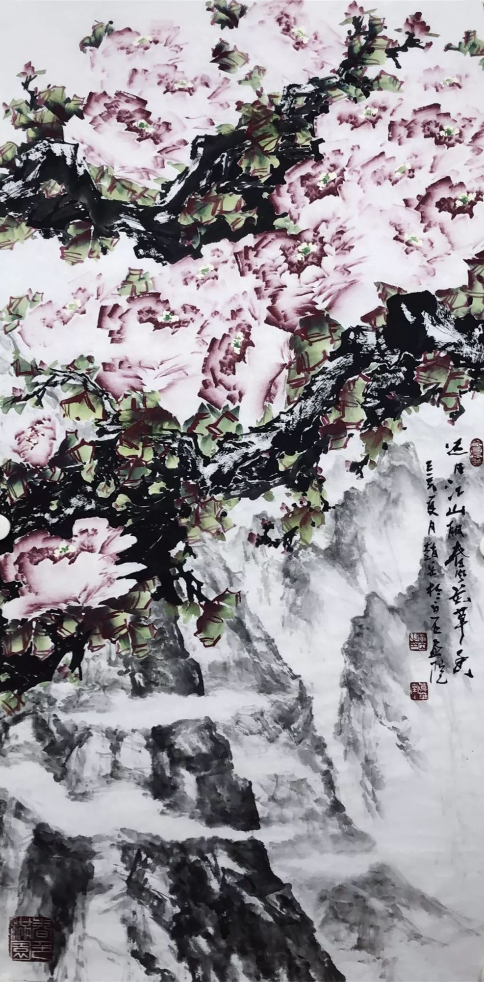 原创艺术中国赵岳新牡丹精神的传神写照