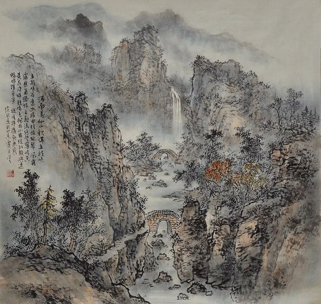 高怀霁月陈欣国画作品赏析