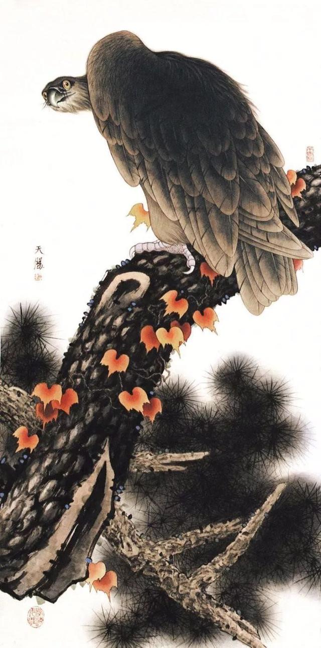 我是雕刻师王天胜,工笔绘画花鸟作品