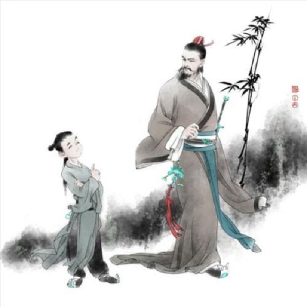 东汉学士孔融智难上大夫陈韪_李元礼