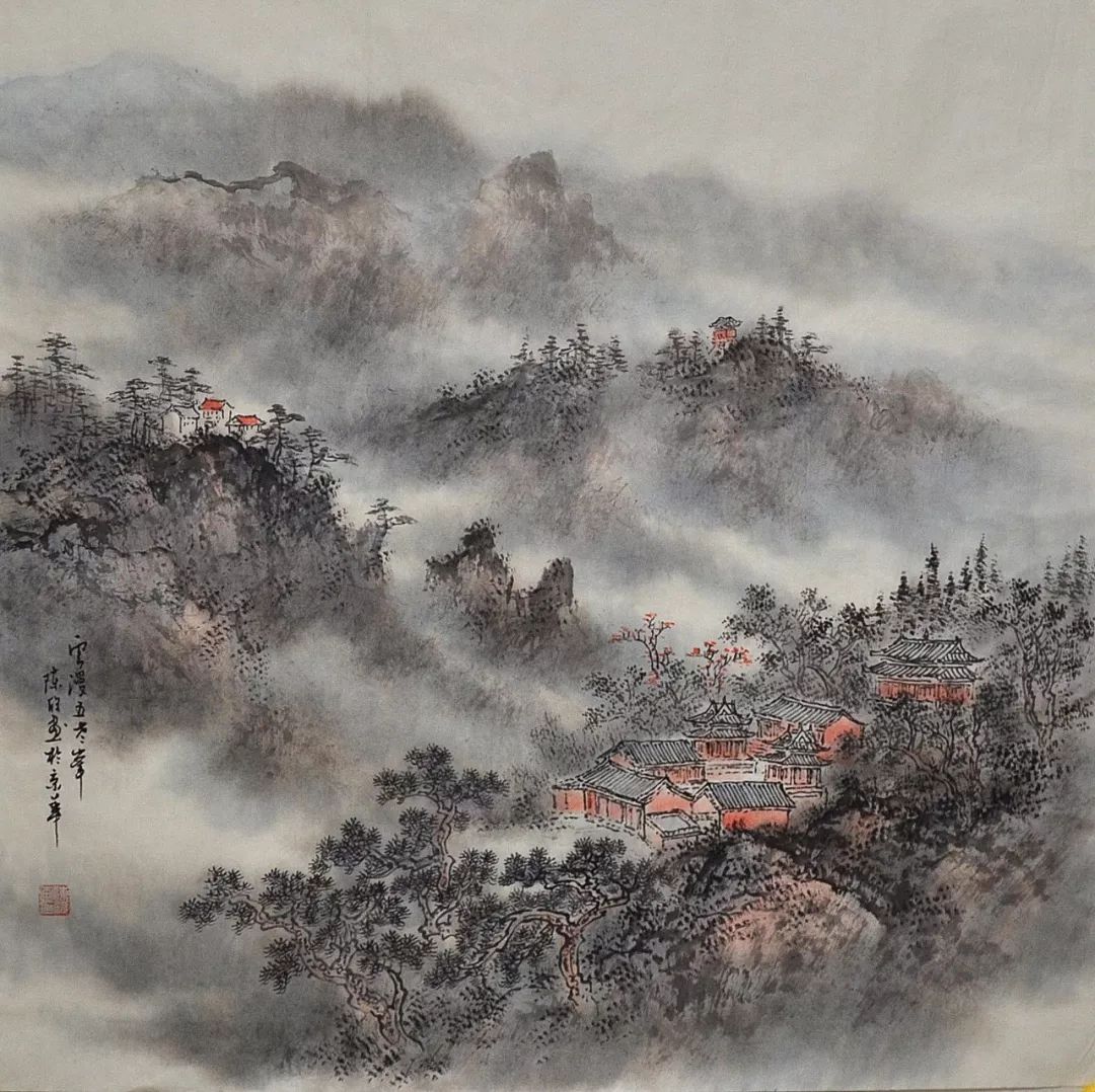 高怀霁月陈欣国画作品赏析