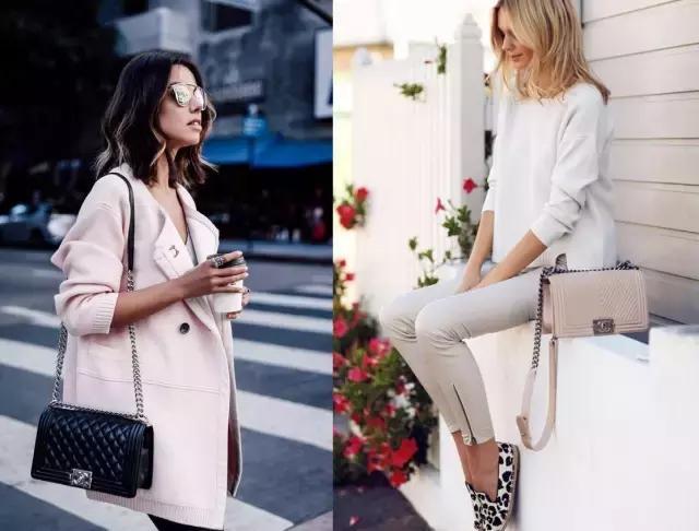 时装博主们街拍时也都选择leboy chanel,优雅,休闲,考究……怎么磁滗