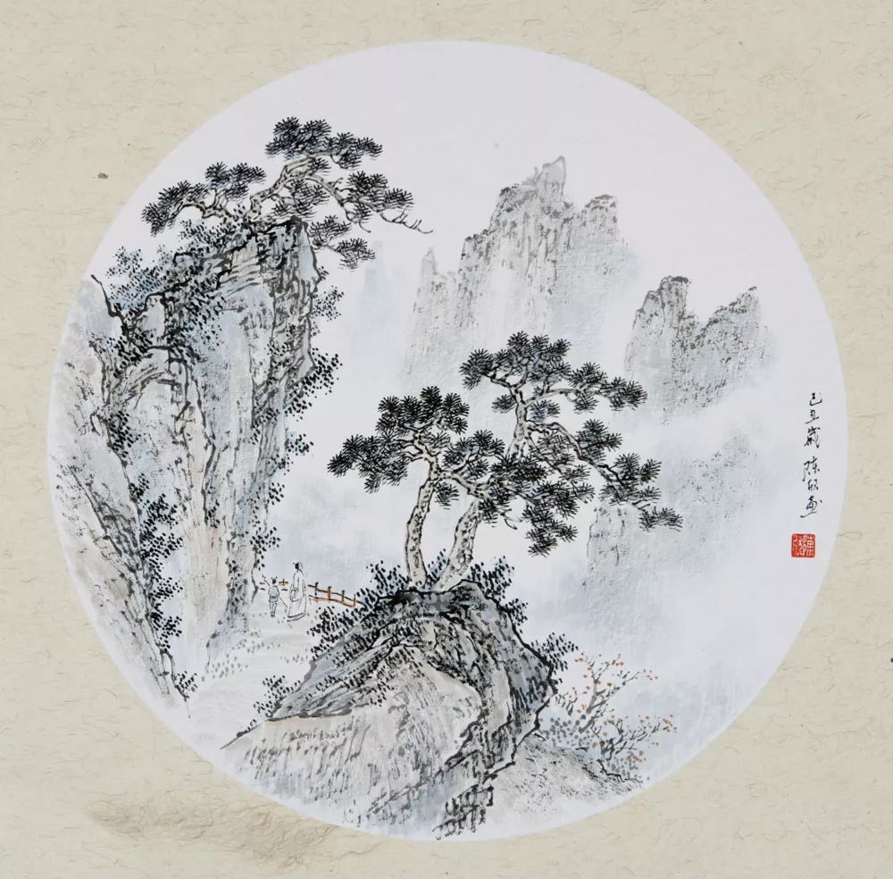 高怀霁月陈欣国画作品赏析