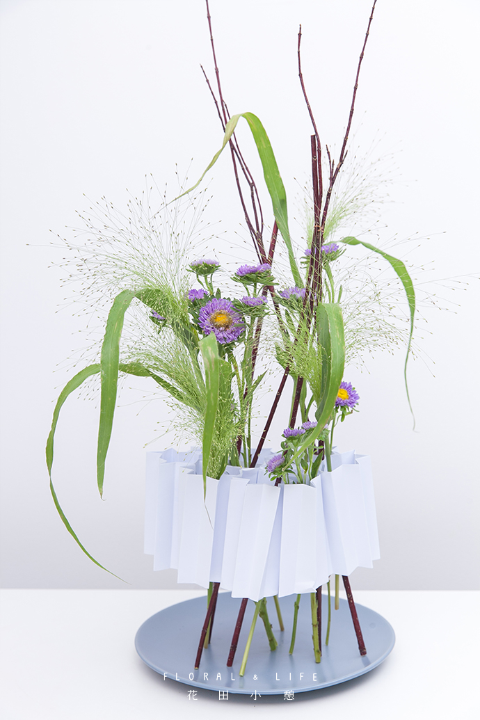 【创意架构桌花】