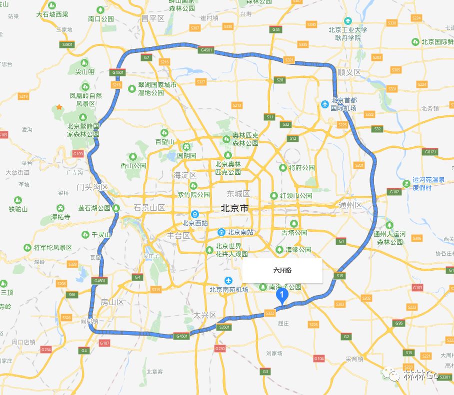 北京6环高清图图片