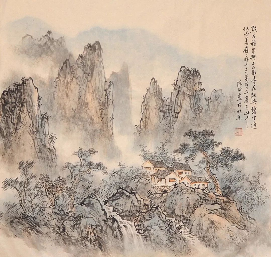 高怀霁月陈欣国画作品赏析