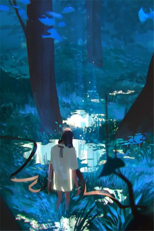 插画师作品第170期华人插画师ameizhao笔下唯美清新的光世界