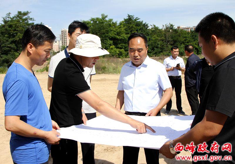 马耀文调研全区重点储备地征迁及管理工作