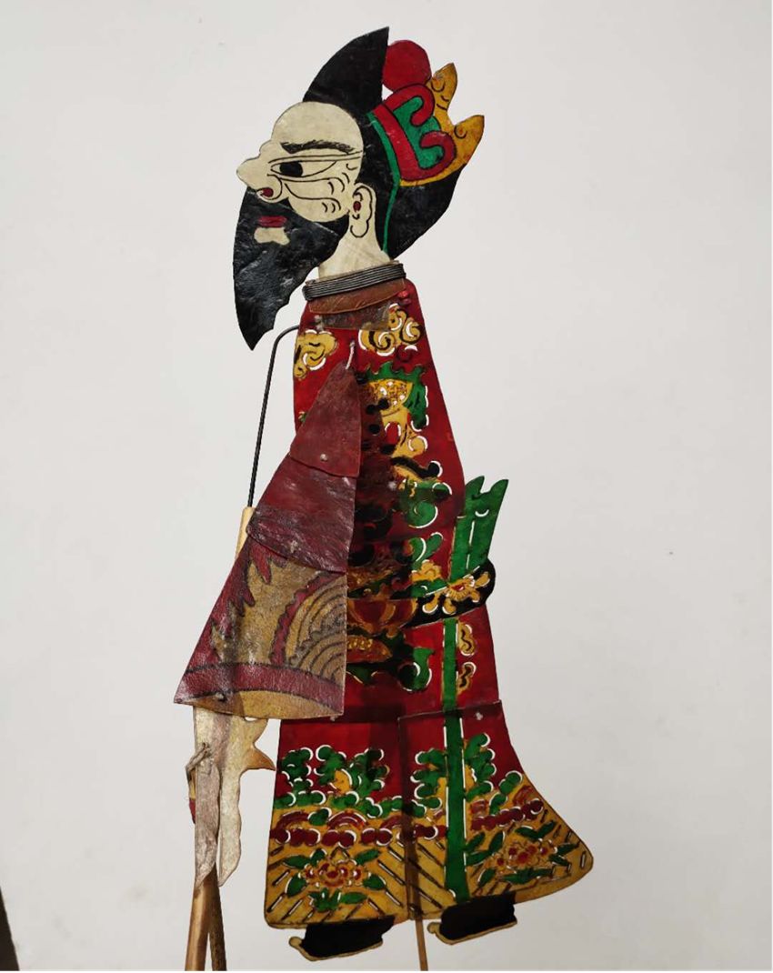 传承非遗文化惠民新县金兰山街道办送皮影戏下乡