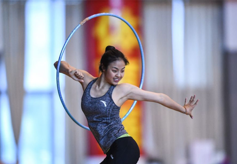 18岁艺术体操赵雅婷4金2银实力照耀赛场心中有更大目标