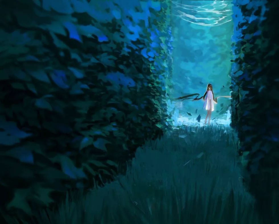 插画师作品第170期华人插画师ameizhao笔下唯美清新的光世界