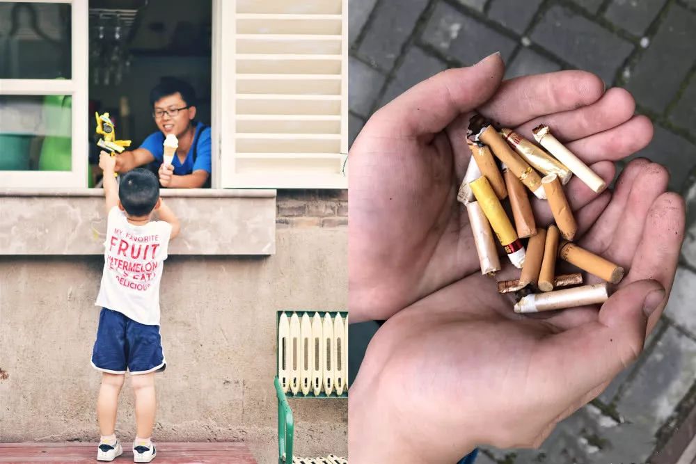 20个烟头换1个冰淇淋附近小学生3年捡5万个烟头
