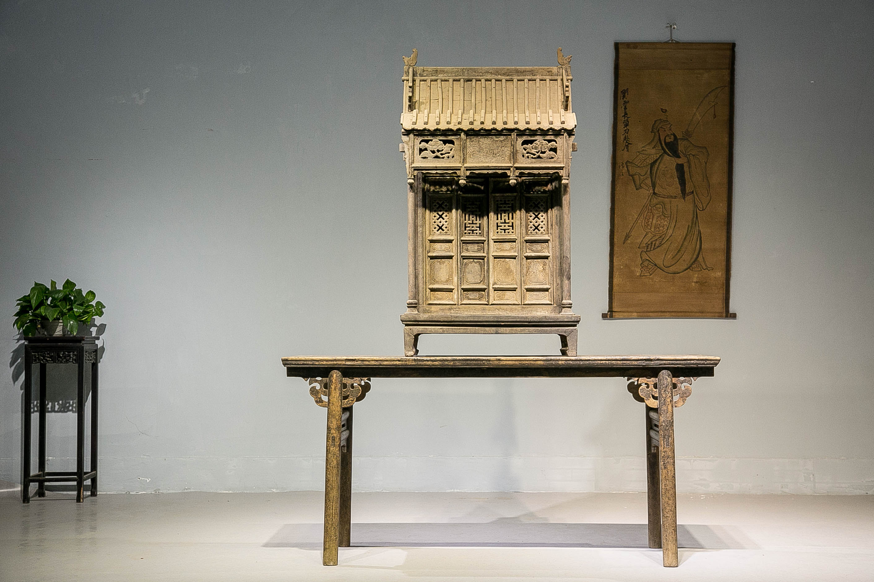 明清老家具之清早期高古佛龛