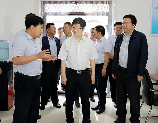 岳华峰调研沣东新城重点项目建设及扫黑除恶专项斗争平榭